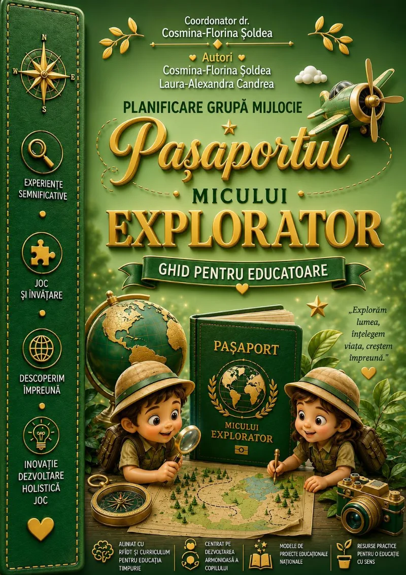 Coperta: Pașaportul micului explorator